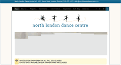 Desktop Screenshot of northlondondancecentre.ca